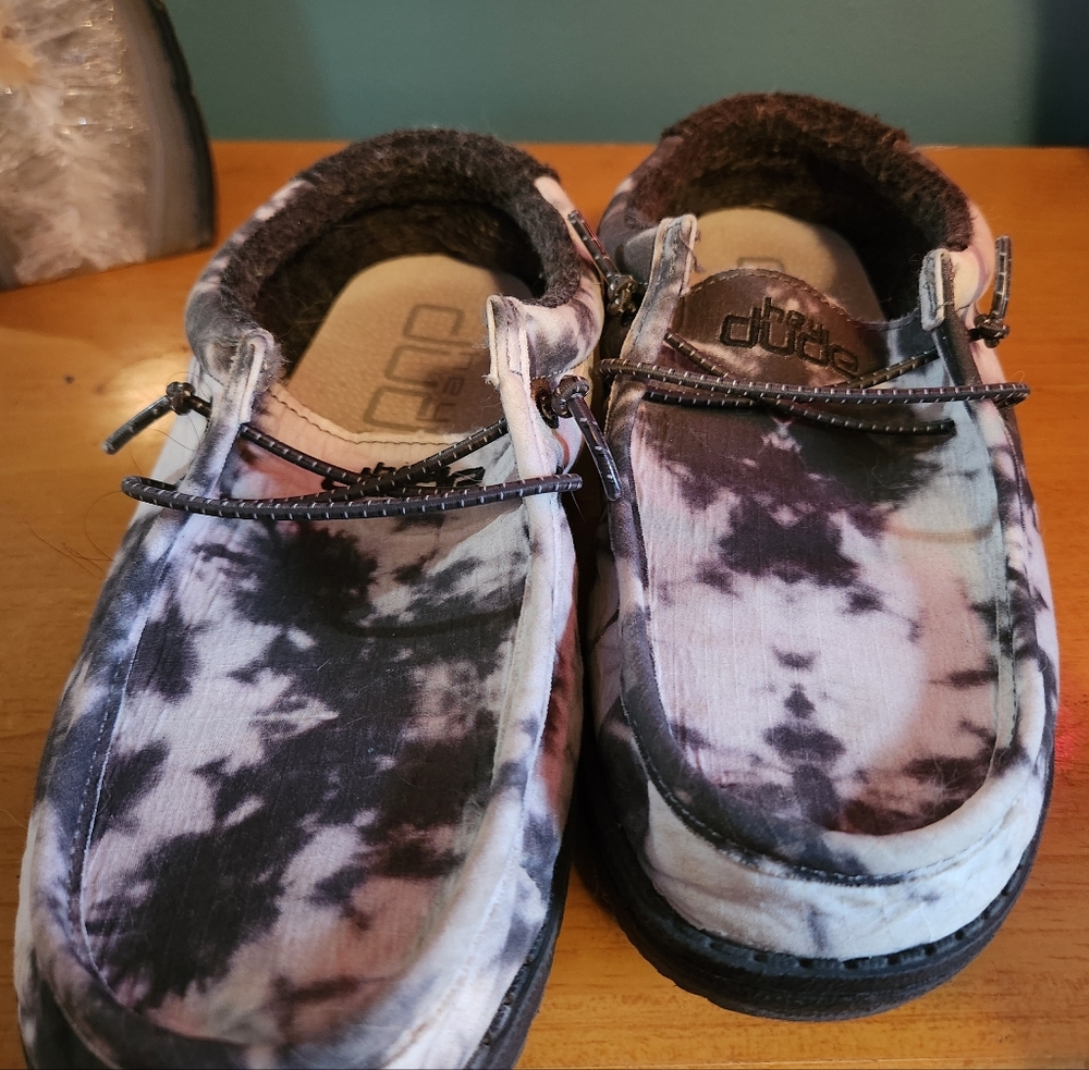 Hey dude Boys Thunderstruck Tie Dye Casual Shoe Y5-L6